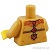 LEGO レゴ アクセサリー トルソー（ジャケット パールゴールド・チェーン/レッド トリム/タッセル） パーツ 部品 後ろ画像