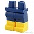 LEGO レゴ アクセサリー  レッグ（ダークブルー/ハーフ水着） パーツ 部品