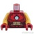 LEGO レゴ アクセサリー トルソー（アイアンマン・sh1008）  パーツ 部品 正面画像
