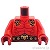 LEGO レゴ アクセサリー トルソー（ジェネラル マグマー）  パーツ 部品 正面画像