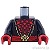 LEGO レゴ アクセサリー トルソー（ドリックス）  パーツ 部品 正面画像