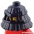 LEGO レゴ アクセサリー 浪人笠（ブラック）  パーツ 部品