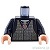 LEGO レゴ アクセサリー トルソー（ツイードベスト・ネクタイ）  パーツ 部品 正面画像