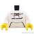 LEGO レゴ アクセサリー トルソー（パーカー ホワイト・McLaren） パーツ 部品 正面画像