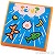 LEGO レゴ プリントパーツ 2x2タイル(アルバムカバー・魚/バナナ/卵/バルーンドック) 部品
