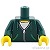 LEGO レゴ アクセサリー トルソー（パーカー ダークグリーン・ジッパー） パーツ 部品