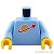 LEGO レゴ アクセサリー トルソー(クラシック スペース ブライトライトブルー) パーツ 部品