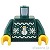 LEGO レゴ アクセサリー トルソー（フェアアイルセーター ダークグリーン・スノーマン/スノーフレーク）  パーツ 部品 正面画像