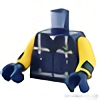 LEGO レゴ アクセサリー トルソー(セーフティベスト ダークブルー・リフレクティブ ストライプ/R) パーツ 部品 正面画像