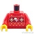LEGO レゴ アクセサリー トルソー（フェアアイルセーター レッド・ハート/スノーフレーク）  パーツ 部品 正面画像