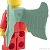LEGO レゴ アクセサリー エンジェルウィング（サンドグリーン） パーツ 部品