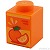 LEGO レゴ プリントパーツ 1x1ブロック(オレンジジュース2) 部品