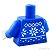 LEGO レゴ アクセサリー トルソー（フェアアイルセーター/ブルー・スノーフレーク） パーツ 部品 後ろ画像