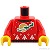 LEGO レゴ アクセサリー トルソー（フェアアイルセーター/レッド・トナカイ そり/クラシックスペースムーン） パーツ 部品 正面画像
