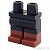 LEGO レゴ アクセサリー レッグ（ブラック・レディッシュブラウン） パーツ 部品