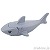 LEGO レゴ アクセサリー 動物パーツ サメ・プリント（ライトブルーイッシュグレー） 部品