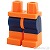LEGO レゴ アクセサリー レッグ（オレンジ・ショートパンツ ダークブルー） パーツ 部品