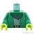 LEGO レゴ アクセサリー トルソー(ジャケット グリーン・ライム ハンド) パーツ 部品