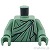 LEGO レゴ アクセサリー トルソー(ブラック パール フィギュアヘッド) パーツ 部品 正面画像