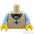 LEGO レゴ アクセサリー トルソー(アーガイルセーター タン/ボウタイ) パーツ 部品