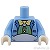 LEGO レゴ アクセサリー トルソー（イースター バニー ガイ ） パーツ 部品 正面画像