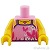 LEGO レゴ アクセサリー トルソー(トップ ブライトピンク・蝶/花/ハート ネックレス) パーツ 部品