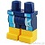 LEGO レゴ アクセサリー レッグ(ダークブルー・水着 ミディアムアジュール/ホワイトパターン) パーツ 部品