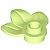 LEGO レゴ アクセサリー 植物パーツ 三枚葉1x1(イエローウイッシュグリーン) 部品