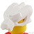 LEGO レゴ アクセサリー ドラゴン ハーフ ヘッドギア(ホワイト) パーツ 部品 正面画像