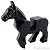 LEGO レゴ アクセサリー 動物パーツ ホース・可動(ブラック) 部品