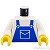 LEGO レゴ アクセサリー トルソー(オーバーオール・ブルー) パーツ 部品