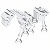 LEGO レゴ アクセサリー スケルトン ホース(ホワイト) パーツ 部品