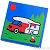 LEGO レゴ プリントパーツ 2x2タイル(City Set 60454Box・ホリデー キャンピングカー) 部品