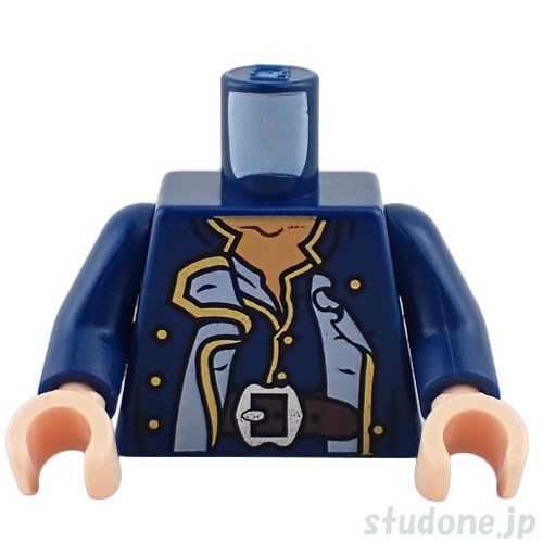 LEGO レゴ アクセサリー トルソー(アドミラル・ノリントン) パーツ 部品 正面画像