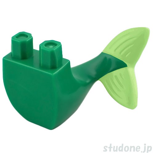 LEGO レゴ アクセサリー マーメイドテール・カーブ(グリーン/イエローウイッシュグリーン) パーツ 部品
