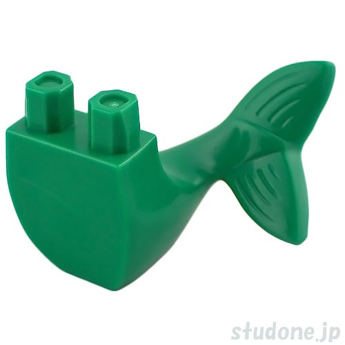 LEGO レゴ アクセサリー マーメイドテール・カーブ(グリーン) パーツ 部品