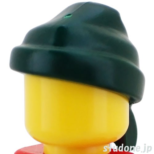 LEGO レゴ アクセサリー バンダナ(ダークグリーン) パーツ 部品 後ろ画像