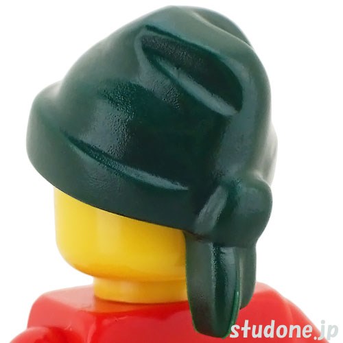 LEGO レゴ アクセサリー バンダナ(ダークグリーン) パーツ 部品 正面画像