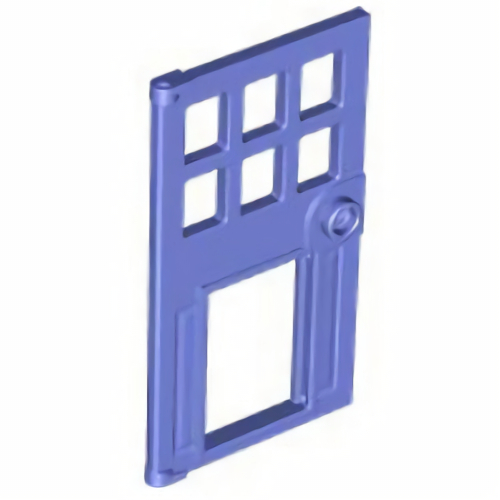 LEGO レゴ アクセサリー ドア1x4x6・6ペイン/ペットフラップ(ブルーヴァイオレット) パーツ 部品