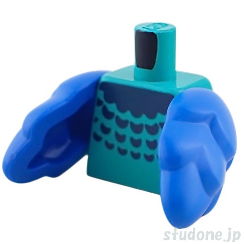 LEGO レゴ アクセサリー トルソー(ピーコック コスチューム) パーツ 部品 正面画像