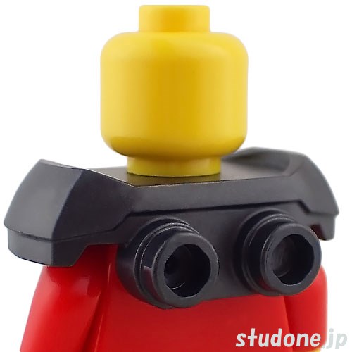 LEGO レゴ アクセサリー ショルダーパッド・ステップ バック2スタッド(パールダークグレー) パーツ 部品 後ろ画像