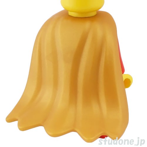 LEGO レゴ アクセサリー ケープ・5ポイント/フレキシブルラバー(パールゴールド) パーツ 部品