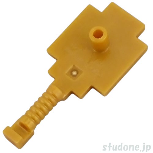 LEGO レゴ アクセサリー リュート ピクセル(パールゴールド) パーツ 部品 後ろ画像