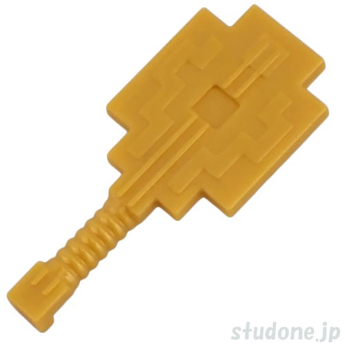 LEGO レゴ アクセサリー リュート ピクセル(パールゴールド) パーツ 部品 正面画像
