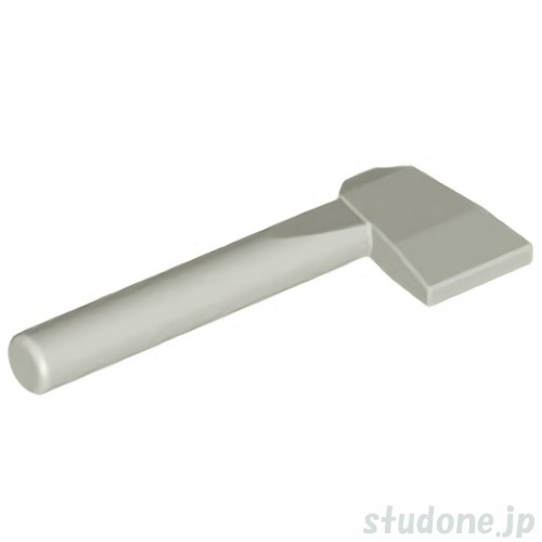 LEGO レゴ アクセサリー 武器パーツ 短斧(クラシックライトグレー) 部品
