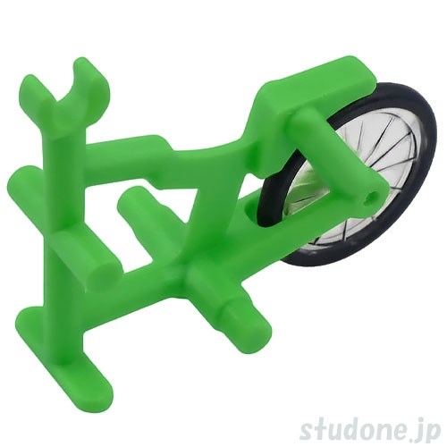 LEGO レゴ アクセサリー 自転車・片輪(ブライトグリーン) パーツ 部品