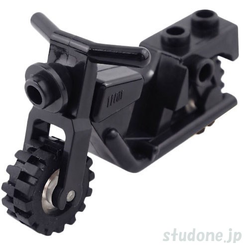 LEGO レゴ アクセサリー 乗り物パーツ バイク(ブラック) 部品