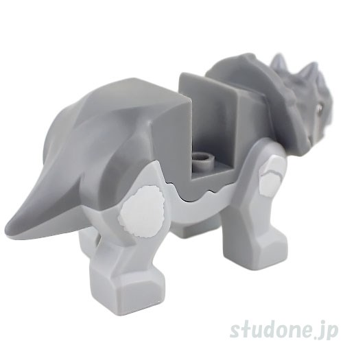 LEGO レゴ アクセサリー トリケラトプス・ベイビー（ダークブルーイッシュグレー/ライトブルーイッシュグレー） パーツ 部品 後ろ画像