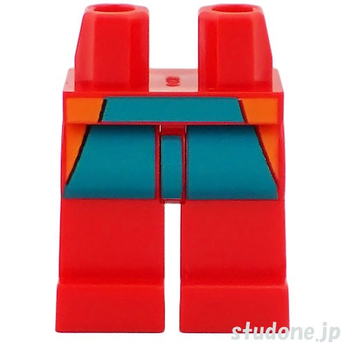 LEGO レゴ アクセサリー レッグ(レッド・ダークターコイズ/オレンジ パネル) パーツ 部品