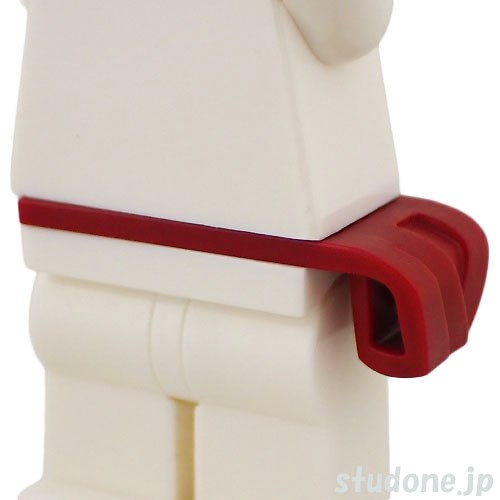 LEGO レゴ アクセサリー ベルト/スキャバード(ダークレッド) パーツ 部品 正面画像